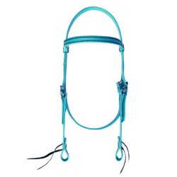 Cabeçada de Silicone Top Equine Azul Turquesa C/ A... - LETÍCIA COUNTRY IMPORT'S