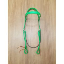 Cabeçada de Silicone Top Equine Verde Limão C/ Pre... - LETÍCIA COUNTRY IMPORT'S