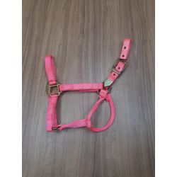 Cabresto para Cavalo Nylon Pink Importado 6595