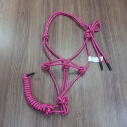 Cabresto para Cavalo 7 nós em Nylon Pink c/ Cabo M... - LETÍCIA COUNTRY IMPORT'S