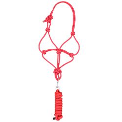 Cabresto para Cavalo Nylon Vermelho 7 nós c/ Cabo ... - LETÍCIA COUNTRY IMPORT'S