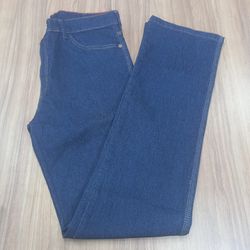 Calça Jeans Masculina MM Trabalho Azul Escuro