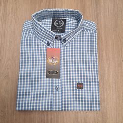 Camisa For Texas Xadrez Manga Curta 7780 - 7780 - LETÍCIA COUNTRY IMPORT'S