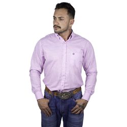 Camisa Tuff Xadrez Rosa C/ Branco Manga Longa 7072... - LETÍCIA COUNTRY IMPORT'S