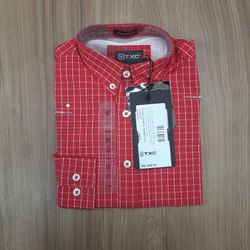 Camisa TXC Custom ML Xadrez Infantil (2718Li) Verm... - LETÍCIA COUNTRY IMPORT'S