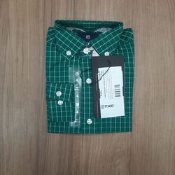 Camisa TXC Custom ML Xadrez Infantil (2718Li) Verd... - LETÍCIA COUNTRY IMPORT'S