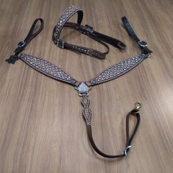Conjunto Cabeçada e Peiteira Personalizado Master ... - LETÍCIA COUNTRY IMPORT'S