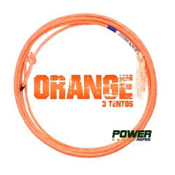 Corda Power Ropes Orange 3 Tentos MS31 Cabeça para Laço em Dupla