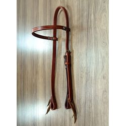  Cabeçada Testeira de Couro Sem Afogador Sport Equine 6621