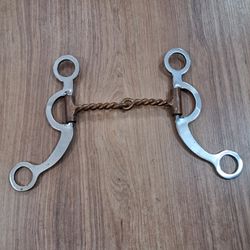 Freio Inox Sport Equine Bocal de Ferro com Banho C... - LETÍCIA COUNTRY IMPORT'S