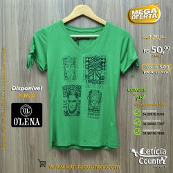 T Shirt Olena Feminina 4813 - 4813 - LETÍCIA COUNTRY IMPORT'S