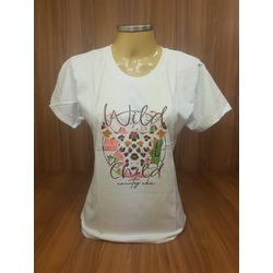 T Shirt Power Country Feminina