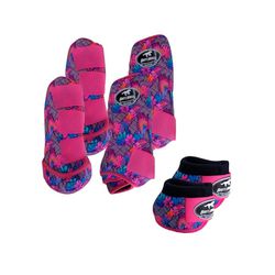 Kit Completo Cloche e Caneleiras Estampado Boots Horse 3750