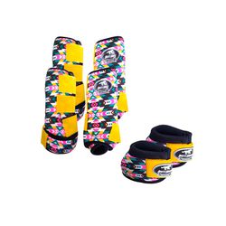 Kit Completo Cloche e Caneleiras Estampado Boots H... - LETÍCIA COUNTRY IMPORT'S