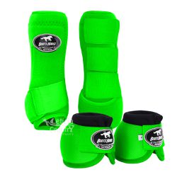 Kit Caneleiras e Cloche Boots Horse Dianteiro Colo... - LETÍCIA COUNTRY IMPORT'S