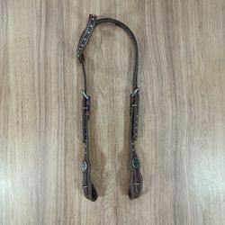  Cabeçada 01 Orelha de Couro Sport Equine 10807 6305