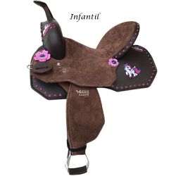 Sela em Neoprene Infantil Tambor Aba Recortada Mas... - LETÍCIA COUNTRY IMPORT'S