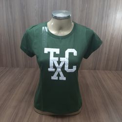 Camiseta Custom MC Estampada 50461 - Verde Militar... - LETÍCIA COUNTRY IMPORT'S
