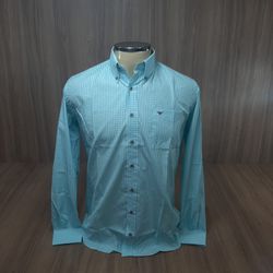 Camisa Western Ranch Masculina Xadrez Manga longa ... - LETÍCIA COUNTRY IMPORT'S