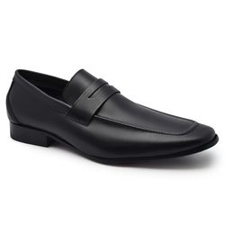 Sapato Clássico Levanzzo Mocassim Vintage Preto - ... - LEVANZZO