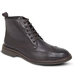Sapato Casual Levanzzo Bota Brogue Carrara Vintage... - LEVANZZO