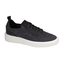 Tênis Knit Levanzzo Malha Grafite e Preto - 50175-... - LEVANZZO