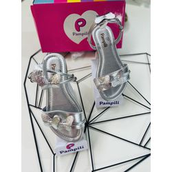 Sandália Pampili - Prata - 25 - LEVIT STORE