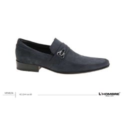 Sapato Casual Masculino LHombre - Veneza Nobuck - L'Hombre - Loja Oficial - Sapatos Masculinos