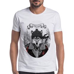 T-shirt Camiseta Lobo Lenhador - 41270001 - Forthem ®