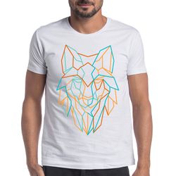 T-shirt Camiseta Lobo Line WOLF Branco - 42180001 - Forthem ®