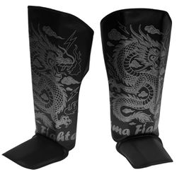 Protetor de Canela 20 m Dragão - CN20MMDRGPTPRA - LIMAFIGHTER