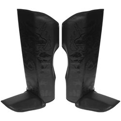 Protetor de Canela 20 m Dragão - CN20MMDRGPTBLACK - LIMAFIGHTER