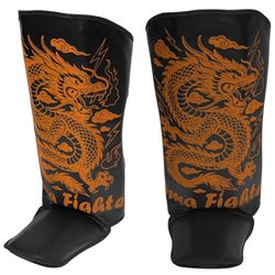 Protetor de Canela 20 m Dragão - CN20MMDRGPTLRJ - LIMAFIGHTER