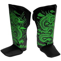 Protetor de Canela 20 m Dragão - CN20MMDRGPTVRD - LIMAFIGHTER