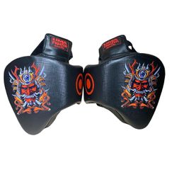 Protetor De Coxa Aparador Muay Thai Chutes Samurai... - LIMAFIGHTER