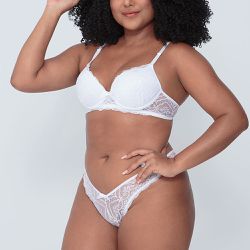 Conjunto Sutiã Evany com Calça Eva - 1107015 | 100... - Linhas & Cores