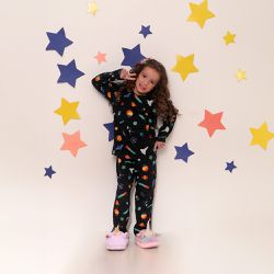 Pijama Galaxy Unissex | Kids Galaxy - 1908017 - 13... - Linhas & Cores