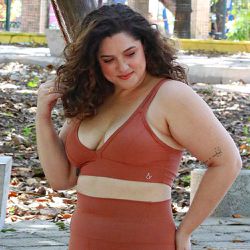 Top Emana Adriana - Coleção Fitness - Linhas & Cor... - Linhas & Cores