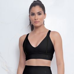 Top Angela - Linhas & Cores Coleção Fitness - 2102... - Linhas & Cores