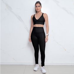 Legging Alanes - Linhas & Cores Coleção Fitness - ... - Linhas & Cores
