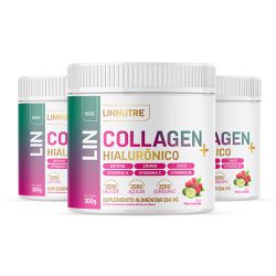 Colágeno + Ácido Hialurônico LinCollagen - 3 unida... - LINNUTRE