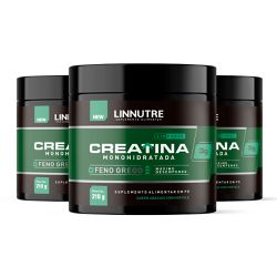 Creatina + Feno Grego LinForce - 3 unidades - LINNUTRE