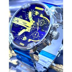 DIESEL 3 BAR CAMALEÃO PRATA COM AMARELO LINHA PREM... - GRINGA TOP MIL