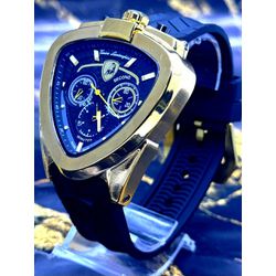 MODELO LAMBORGHINI DOURADO PULSEIRA PRETA - lambor... - GRINGA TOP MIL