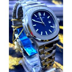 PATEK PHILIPPE GENEVE PRATA FUNDO AZUL - patek3 - GRINGA TOP MIL