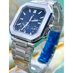 PTK PHILIPPE QUADRADO PRATA FUNDO AZUL LINHA BANHA... - GRINGA TOP MIL