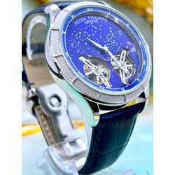 PTK PHILIPPE GENEVE TOURBILLION AZUL ESTELAR LINHA... - GRINGA TOP MIL