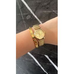 RELÓGIO FEMININO QUARTZ DOURADO - QTZDOUR - GRINGA TOP MIL