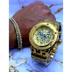INVICTA RESERVE TODO DOURADO - RESEDOUR - GRINGA TOP MIL