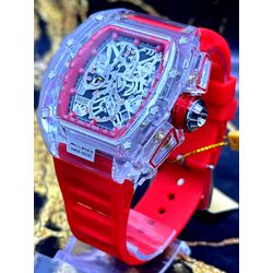 RICHARD MILLE MC LAREN PULSEIRA VERMELHA - richard... - GRINGA TOP MIL